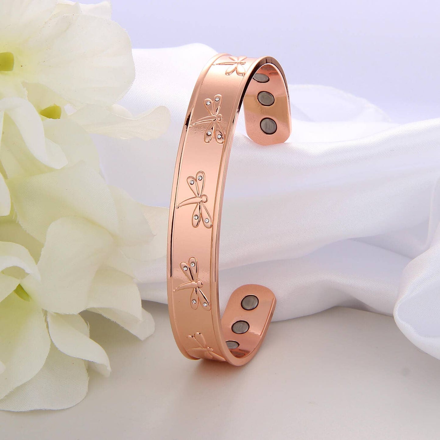 P 65 Dragonfly Design Magnetic Bracelet