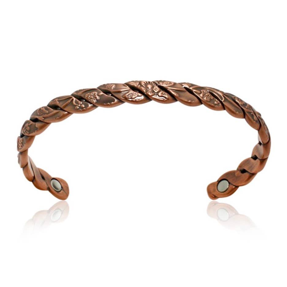 P 36 COPPER MAGNETIC  Plain Bracelet  for arthritis unisex